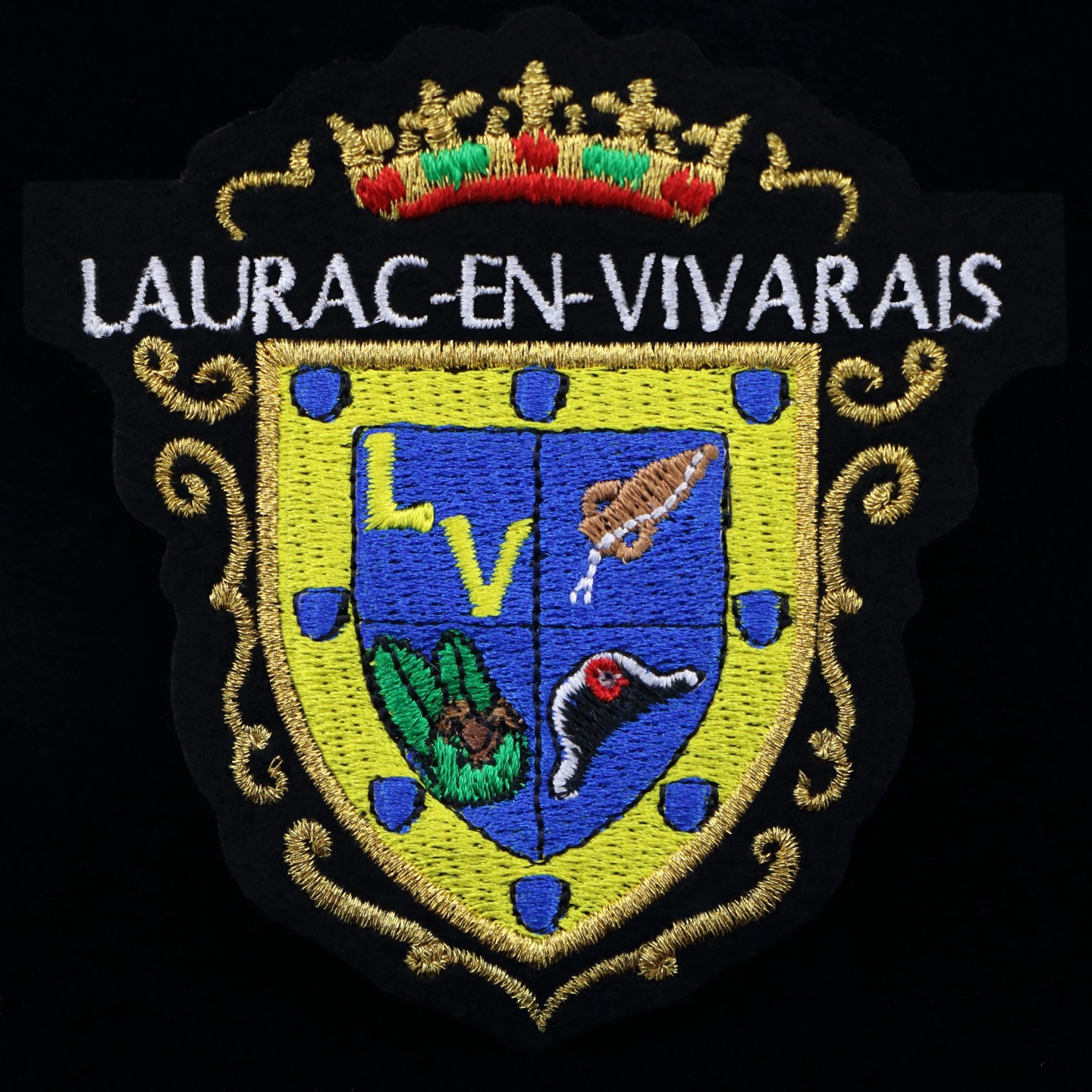 &Eacute;cusson de la ville de Laurac-en-Vivarais