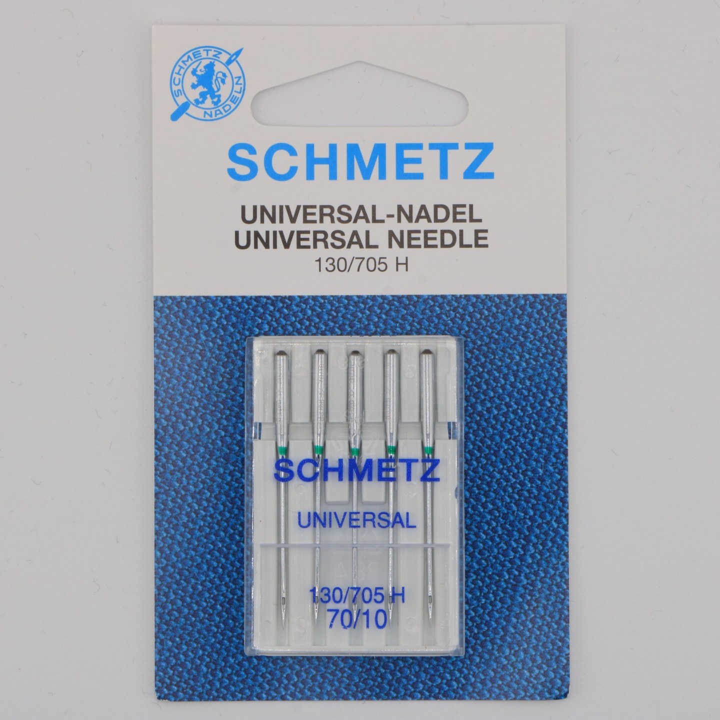 Aiguille Universelle NM 70 130/705 H pour tissus fins à moyens