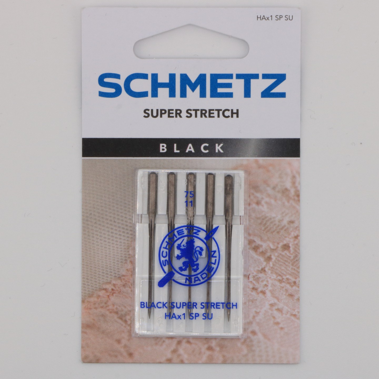 Aiguille Super Stretch Black NM 75 130/705 HAx1 SP SU pour tissus stretch techniques