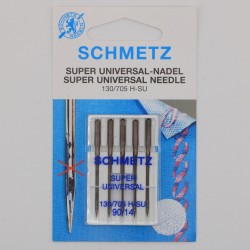Aiguille Super Universelle NM 90  130/705 SU pour tissus difficiles et mati&egrave;res collantes