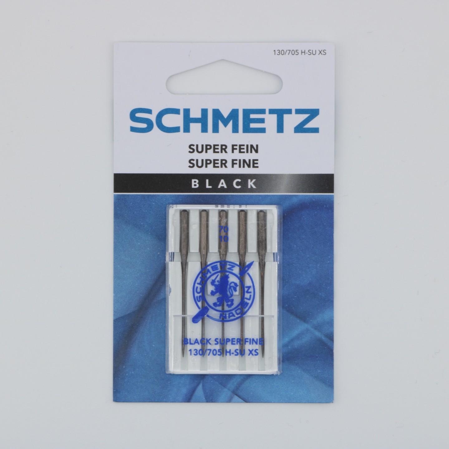 Aiguille Super Fine Black NM 70/10 130/705 H-SU XS