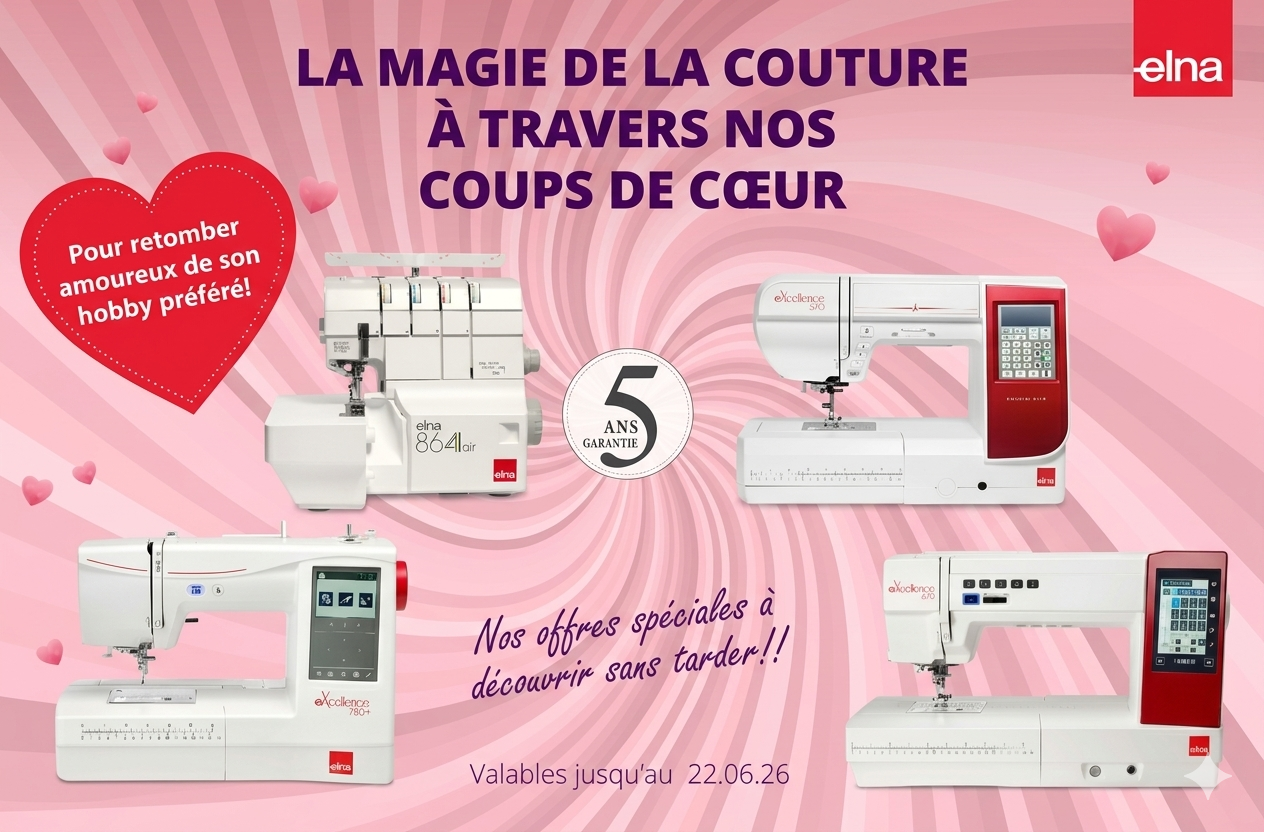  Offres spéciales Machines à coudre et à broder Elna