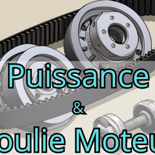 Puissance d'une machine à coudre & Poulie Moteur